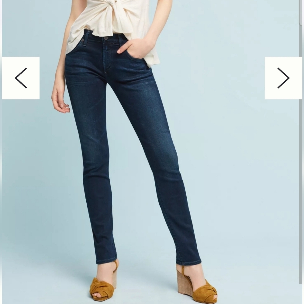 Citizens Of Humanity Arielle Mid Rise Slim Dark Skinny Jean 29